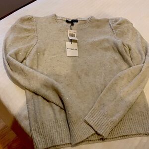 NWT Medium Generation Love knit sweater with tiny shimmery paillette sequins